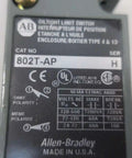 802T AP Limit Switch Series H Heavy Duty Industrial Control Sensor label close-up