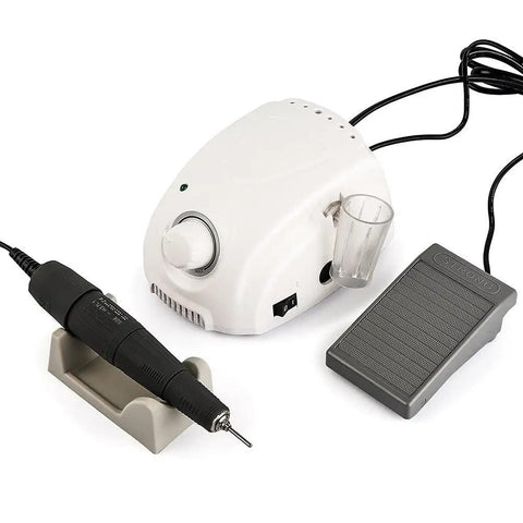 35K RPM Carbon Brush Micro Motor Drill Polishing Tool With Ultra Quiet Smooth Operation includes foot pedal and stand