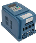 380V 6A VFD Inverter For 2.2kW 3-Phase Motors, Go-To Variable Frequency Drive With PWM Control, Low Noise, EMI Shield, Quick Install Speed Controller For Industrial Apps on blue housing