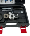 Double Head Sheet Metal Nibbler Drill Attachment For Iron And White Sheet Metal in Style B Plastic Box with tools