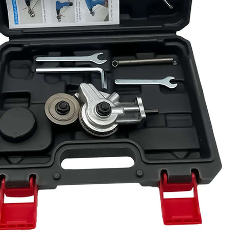 Double Head Sheet Metal Nibbler Drill Attachment For Iron And White Sheet Metal in Style B Plastic Box with tools