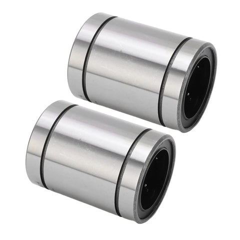 Dual Pack LM35UU Linear Bearings Glide Smooth As Butter With Next Level Precision For CNC Routers 3D Printers And Shop Fabrication Projects Featuring Heavy Duty Steel Bushings That Handle Daily Grind Effortlessly