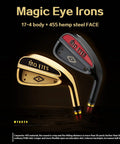 Pro Grade Mens Golf Iron Set Featuring Heavy Duty Stainless Heads And Responsive Carbon Shafts Built For Explosive Distance detailed view