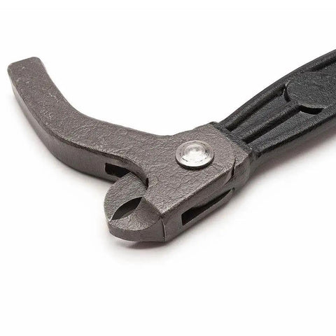Close-up of Beast Nail Puller 19 Inch Heavy Duty Renovation Tool with Forge Alloy Box-Joint and Hardened Jaw, black enamel finish.