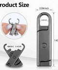 8 Pcs Metal Zipper Pull Tabs Replacement Kit For Luggage Jackets Purses Backpacks Coats And Suitcases Clip On 26mm, size details