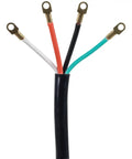 50 Amp Range Cord 4 Prong 4 Wire With Eyelet Connectors 10 Foot Copper Appliance Power Cord For Stoves And Dryers Heavy Duty Copper Wiring