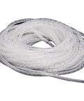 White Spiral Cable Wrap Sleeve For Wires And Cables, Flexible Wire Protector, Fits 4Mm 6Mm 8Mm Inner Diameter, 13 Meter Roll
