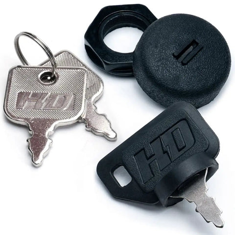 Beefed Up Dual Dust Protection Ignition Key Switch Upgrade For Scag Turf Tiger And More OEM Replacement With 2 Keys