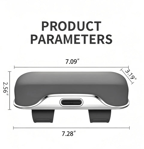 Universal Car Visor Sunglasses Holder Clip And Storage Box For Glasses And Small Essentials, product dimensions.