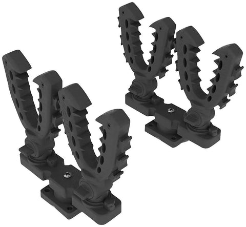 Rhino Grip XL Double Set Pair For ATV Gear Mounts, 360 Degree Rotating, Tool Free Adjustable Angles, Handles Up To 20 Lbs