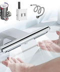 Eoweiot 1150W Hand Dryer with Sensor Faucet, Induction Hand Dryer with Filter, Heating and Cooling do not Need to be Switched in use.
