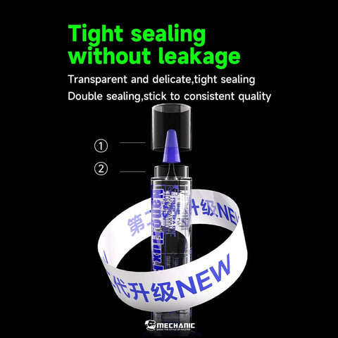 M35 No Clean Ultra Low Residue Lead Free Solder Flux Paste with tight sealing for mobile phone motherboard repair