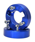 Heavy Duty 2 Inch Front Suspension Lift Kit For Isuzu D Max Mu X 2012 To 2025 Cnc Machined Aluminum strut spacer in blue.