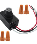 Dusk To Dawn Outdoor Lighting Sensor With Photocell No Brainer Easy Install 120-277V Photoelectric Switch with wire caps
