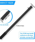 Sturdy Horizontal Hydraulic Floor Jack Handle Replacement For Cars, Heavy Duty Carbon Steel, Hardened And Rust Resistant