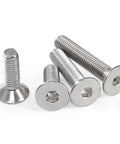 Snap Up These Heavy Duty M3 X 15Mm Flat Head Socket Bolts Crafted From Rock Solid 304 Stainless Steel With Allen Hex Drive display.