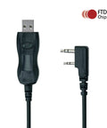 USB Radio Programming Cable For Baofeng Kenwood UV-5R BF-F8HP UV-82HP And More Plug And Play, Easy Setup, Compatible With K1 Jack Standard.