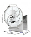 Manual Stainless Steel Slicing Machine With Guard Plate And Adjustable Mandoline Cutter showing dimensions