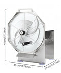 Manual Stainless Steel Mandoline Slicer With Guard Plate For Safe Prep Adjustable Thickness 0.1 To 10 mm with dimensions shown