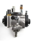 Heavy Excavator Fuel Injection Pump RE507959 Compatible With Denso 294000 0059 Re527528 Se501916 Oe tested gear front view with connector and fittings.