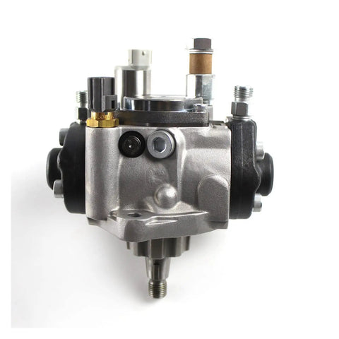 Heavy Excavator Fuel Injection Pump RE507959 Compatible With Denso 294000 0059 Re527528 Se501916 Oe tested gear front view with connector and fittings.
