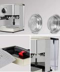 High Power Espresso Coffee Machine With 15 Bar Pump For Rich Espresso, Cappuccino And Latte Foam, 920W Heating, 1.5L Water Tank