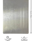 Cheat Sheet Poster Tin Sign Wall Decor 8x12 Inch Aluminum Retro Vintage Plaque with size and material details.