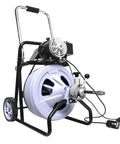 Kick Stubborn Clogs To The Curb With This Heavy Duty Electric Drain Cleaner providing auto feed action and reliable foot pedal control.