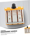 Heavy Duty Copper Double Pole Double Throw Safety Isolator Switch For Industrial Machinery 380V 100A Anti Arc Design close-up with ergonomic handle.