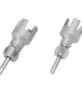 Heavy Duty Double Function Pipe Thread Cutting Tool Kit For Internal And External Threading With 40Cr Alloy Steel Dies, two dies shown.