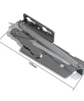 Stainless Steel Sprung Cabinet Hinges With Self Locking Lift Support 80 Degree Angle For 20mm Thick Panels Beefy Heavy Duty