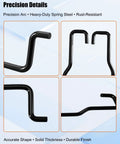 Microwave Door Torsion Spring Kit For Left And Right Hinges Fix That Wobbly Door Get Smooth Open Close Rebuild Tension
