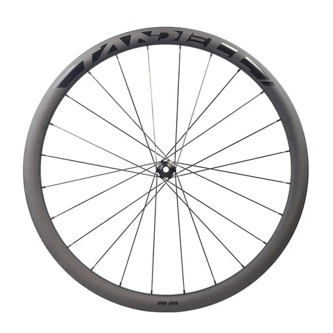 700C Carbon Disc Wheelset 38mm Clincher Road Bike Wheels Centerlock With Sapim Spokes for slick aero ride lightweight build