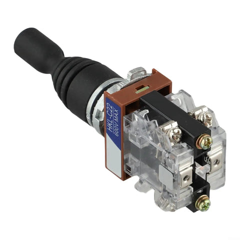 Heavy Duty 2 Position 2NO Momentary Joystick Switch for Industrial Control Panels 22mm Panel Mount With Screw Terminals