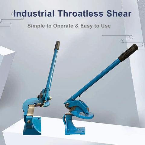 Badass Throatless Shear Cutting Tool With Dual Rotating Blades For Smooth Edges And Tight Cuts Through Aluminum Alloy And Steel Plate Sheet Metal Fabrication Dope Gear