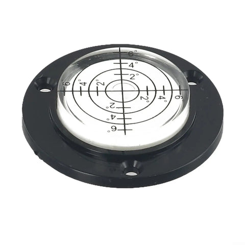 50Mm Circular Level Vial, Black For Acrylic Bubble Indicator with grid markings for accurate leveling