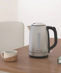 Fast Boil Electric Tea Kettle 1.7 Liter Cordless Water Boiler With 1500 Watts Auto Shutoff And Boil Dry Protection in stainless steel
