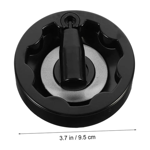 Eight Pieces Detachable Hand Wheels For Mills And Lathes Dead Nuts Precise Revolving Knobs With Slick Insulated Grip Built Tough For Heavy Duty Machine Tool Adjustments Ready To Roll Anytime