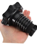 Hand holding Spare Tire Hold Down Bolt For Secure Mounting, Fits Volkswagen Models, reliable tire fastening, heavy-duty screw