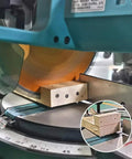 12 Inch Miter Saw Blade 80T Fine Finish With 1 Inch Arbor Tungsten Carbide Teeth For Silky Smooth Wood Cuts 2 Pack in use