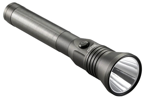 Stinger DS HPL 800 Lumen Rechargeable LED Flashlight With Dual Switches 120 Volt To 12 Volt DC Smart Charger System Includes 2 Holders Black