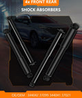 OCPTY Beefed-Up Front And Rear Shocks And Struts For Chevrolet 4WD Blazer S10 Sonoma Fit 1995-2005 Blazer with vehicle background