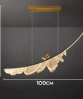 Dope Modern Pendant Light Fixture Sets Off Killer Vibe For Living Room Kitchen And Bedroom Hallway with 100cm width and 130cm drop.