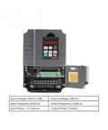 Beefed-Up 7.5kW VFD Inverter For 220V 380V Motors, Smooth Variable Frequency Drive With 1 HP Or 3 HP Input And 3 HP Output, Energy Saving, Pure Copper Windings, Safe Durable Performance, front view