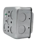 Heavy Duty Nema 10 30R Receptacle 30A Electrical Outlet Surface Mount Or Flush Install Galvanized Steel body with six terminals.