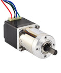 Nema 11 Stepper Motor With Planetary Gearbox 27 To 1 Dual Shaft Geared Motor High Torque 0.067 Deg Step Angle 4 Wire Bipolar