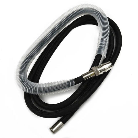 Right Angle Pneumatic Grinder Pen With 90 Degree Air Die Grinding Tool hose for air compressor connection, flexible design.