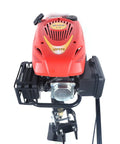 Front view of Powerful 6HP 170cc Gas Outboard Motor With Air Cooling CDI System for inflatable boats and canoes