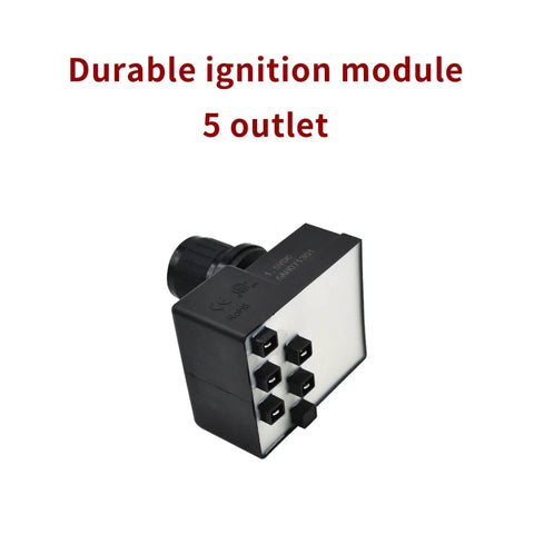 Push Button Gas Grill Igniter For Five Outlet Spark Generator Replacement For Five And Four Burner Grills, five-outlet module displayed