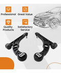Front Lower Control Arm 2x Set For Dodge Dart 2013 2016 And Chrysler 200 2015 Automotive Replacement Lower Control Arms With Bushing Kit Durable High Quality Performance Fit photographed with a car illustration in the background